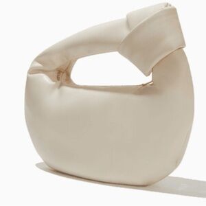 MELIE BIANCO NWOT Alexandra Top Handle Bag in Cream Vegan Leather